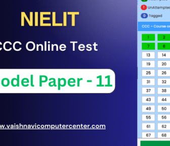 CCC Online Test Model Paper 11