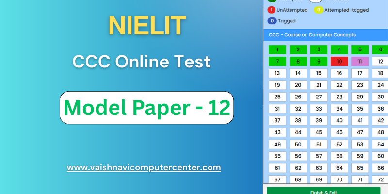 CCC Online Test Model Paper 12