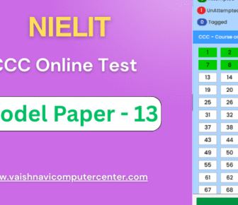CCC Online Test Model Paper 13