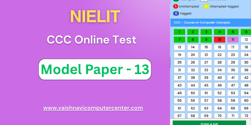 CCC Online Test Model Paper 13
