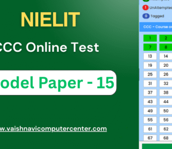 CCC Online Test Model Paper 15