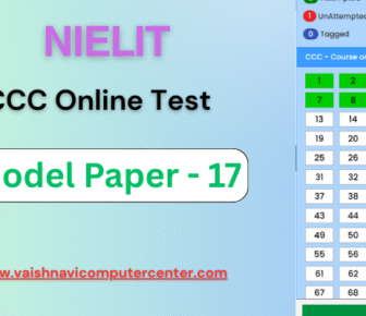 CCC Online Test Model Paper 17