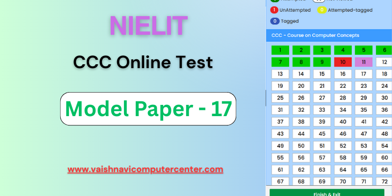 CCC Online Test Model Paper 17