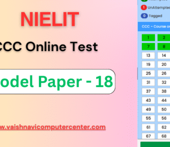 CCC Online Test Model Paper 18