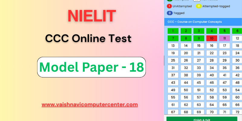 CCC Online Test Model Paper 18